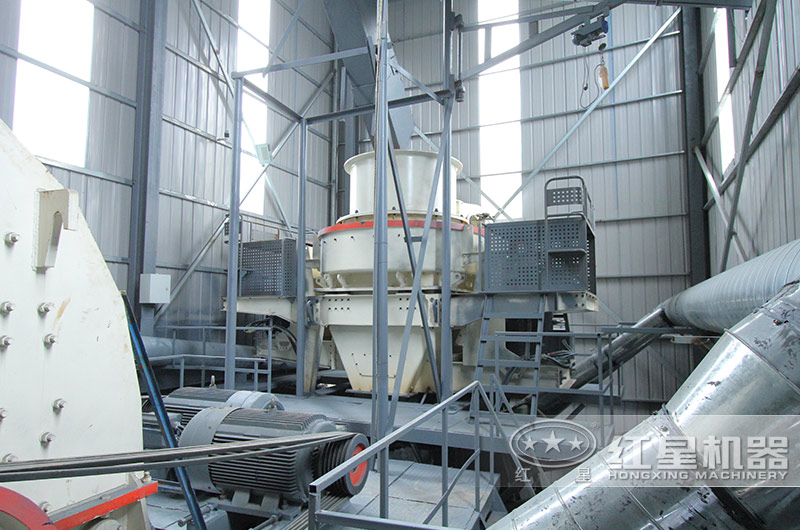 河南時產160噸電石破碎生產線現場 河南時產160噸電石破碎生產線現場